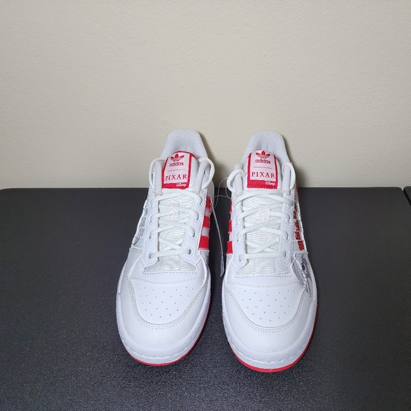 Adidas X Disney Pixar Forum Low White Scarlet Red GX0991 Men's Shoes Size 6.5 - Picture 7 of 12